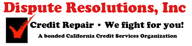 Dispute resolutions Inc, Credit Repair